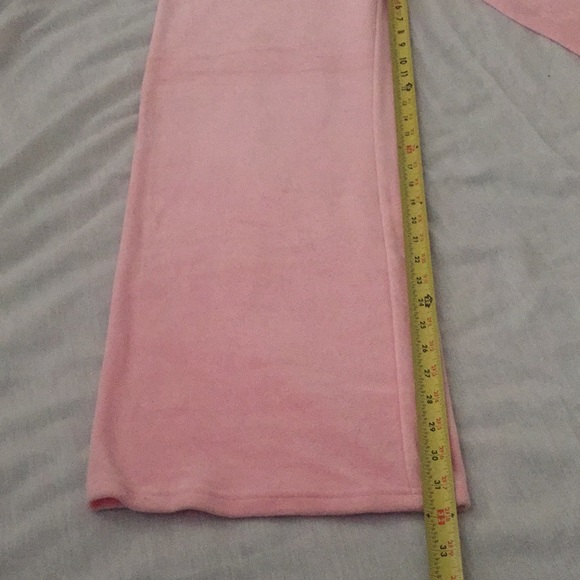 ‼️SALE‼️Juicy Couture Velour Petal Pink Pant Royal NWT XL - Picture 5 of 7